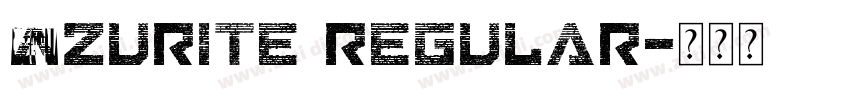 Azurite Regular字体转换